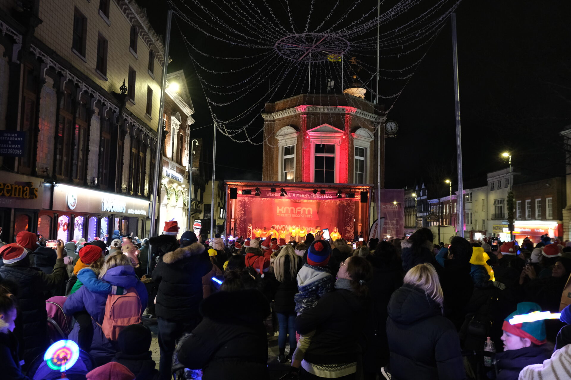 Maidstone Christmas Light Switch On, from One Maidstone